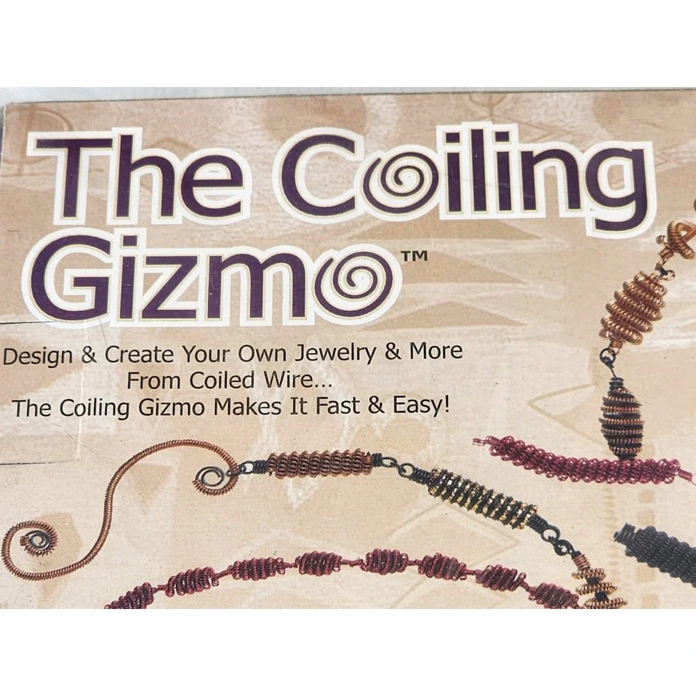 The Coiling Gizmo Econo‎ Winder Kit OS Purple Wire Jewelry Making Tool